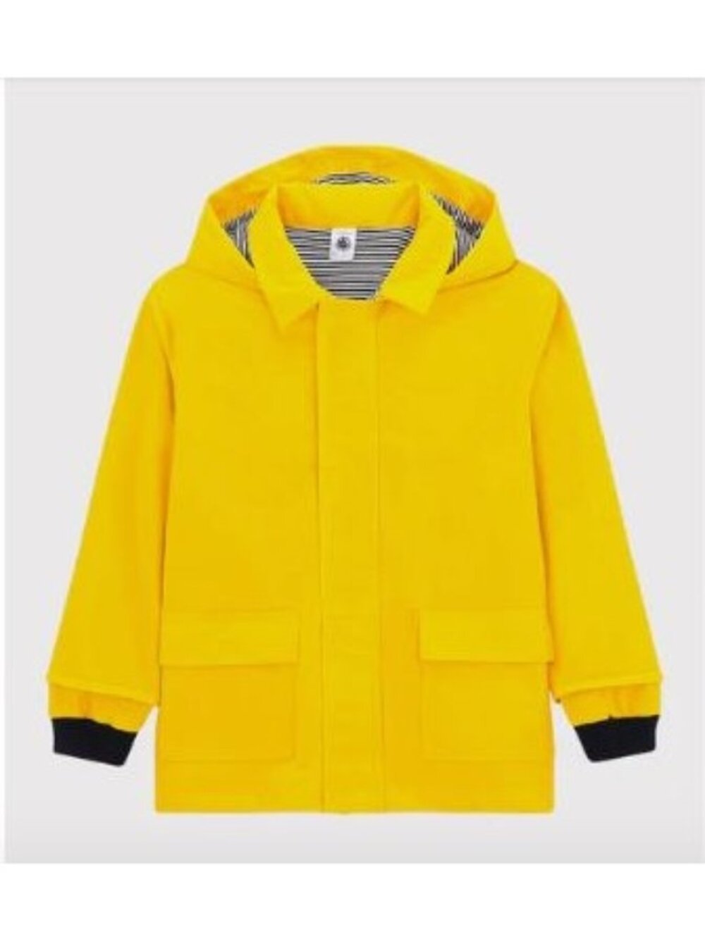 3Y Petit Bateau Unisex Iconic Raincoat Yellow